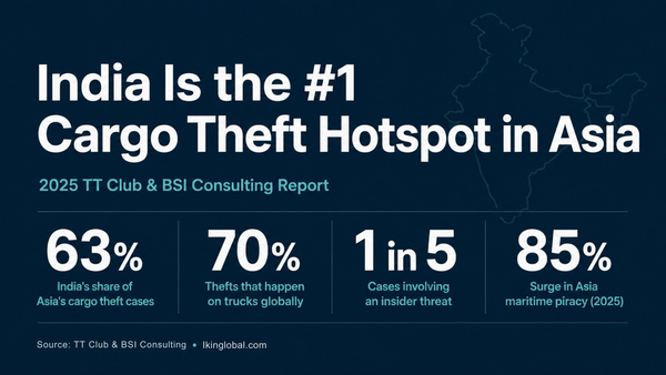 Is India the #1 Cargo Theft Hotspot in Asia? 2025 Report Breakdown | Ikin Global