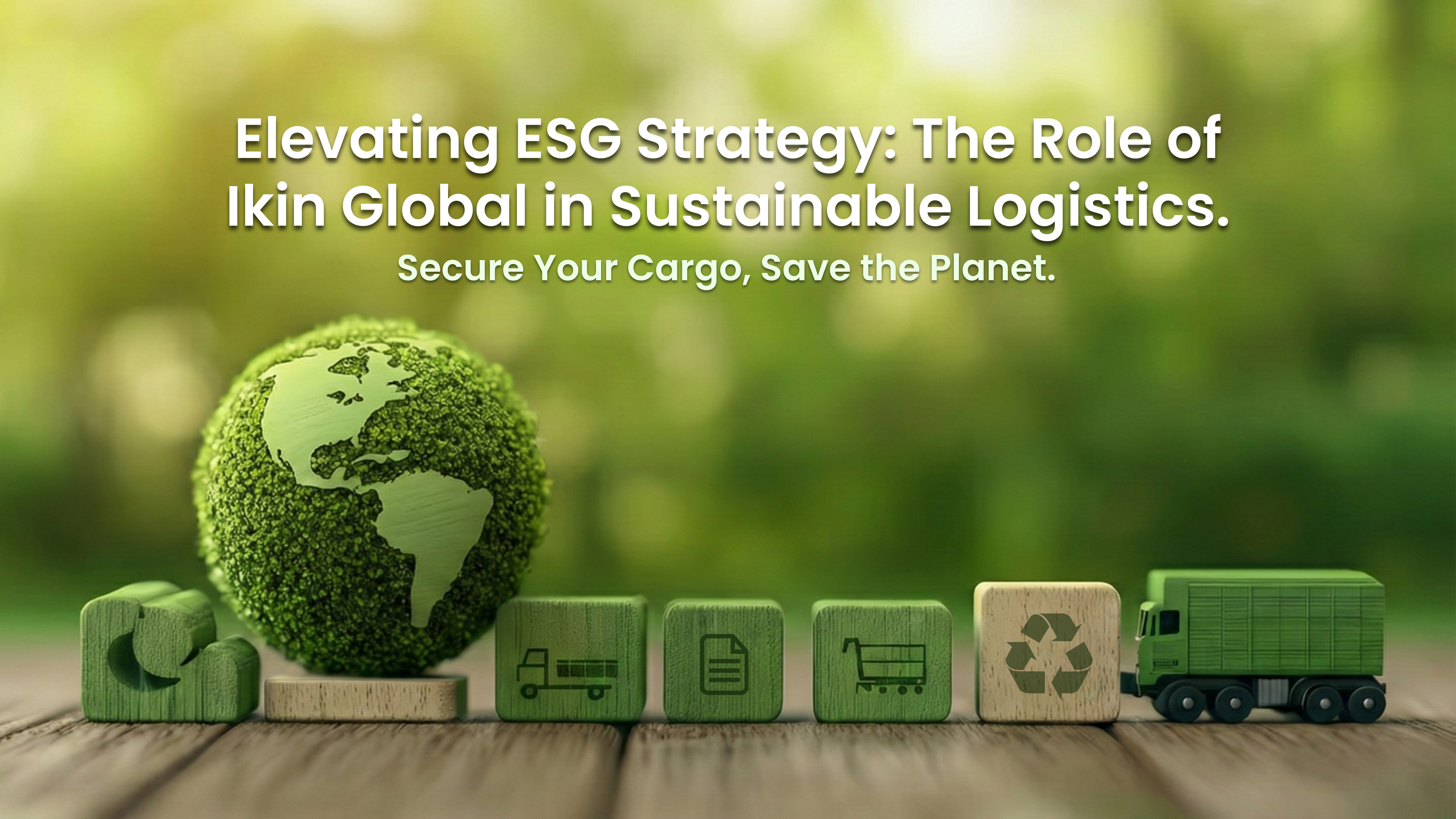 Sustainable Logistics: How Ikin Smart Locks Power ESG Goals – Ikin Global