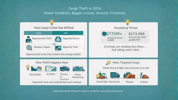 The Heist Has Changed: Cargo Theft Is No Longer a Crime of Opportunity — It's a Calculated Attack on Your Supply Chain