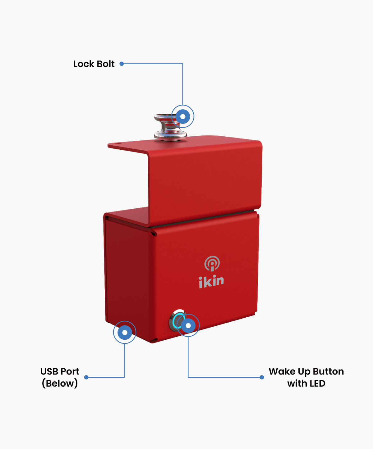 Ikin Smart Bolt Seal — reusable IoT high security bolt seal for truck and container security